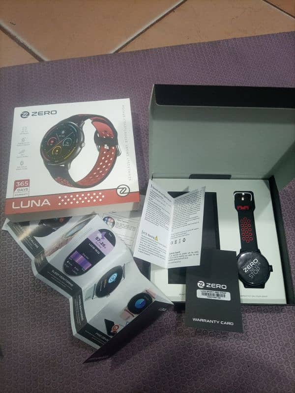 ZERO LIFE STYLE LUNA SMART WATCH CONDITION FULL NEW FOR URGENT SALE 5