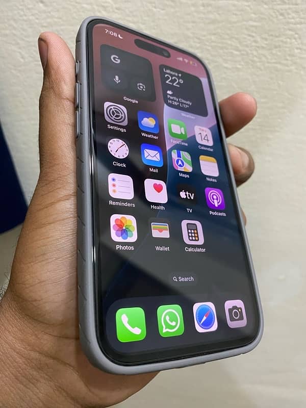 Iphone 15 pro Non PTA JV “Blue Titanium” 128 GB. 5