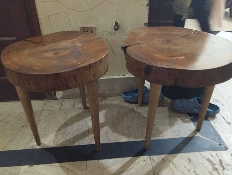 Pure pinewood side tables excellent condition 1