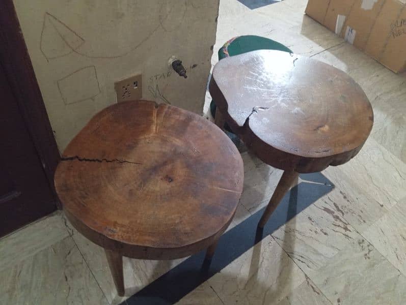 Pure pinewood side tables excellent condition 2