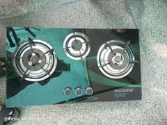 3 Burner trmperd glass chulla