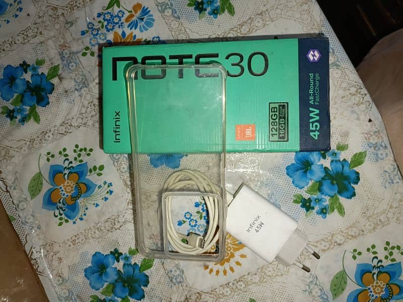 infinix note 30 Ram 8+8  Storage 128 0