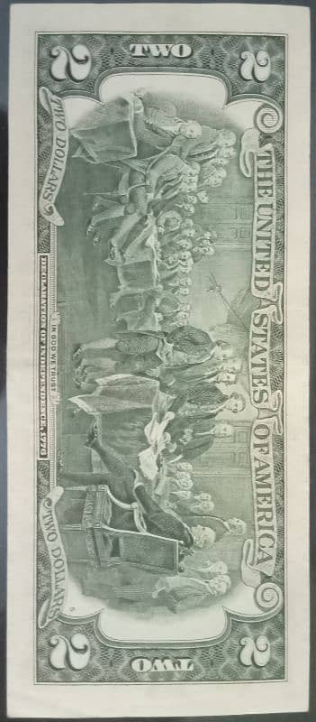 United States $2 currency note 1