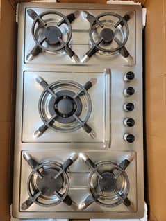 steelline 5 burners hob