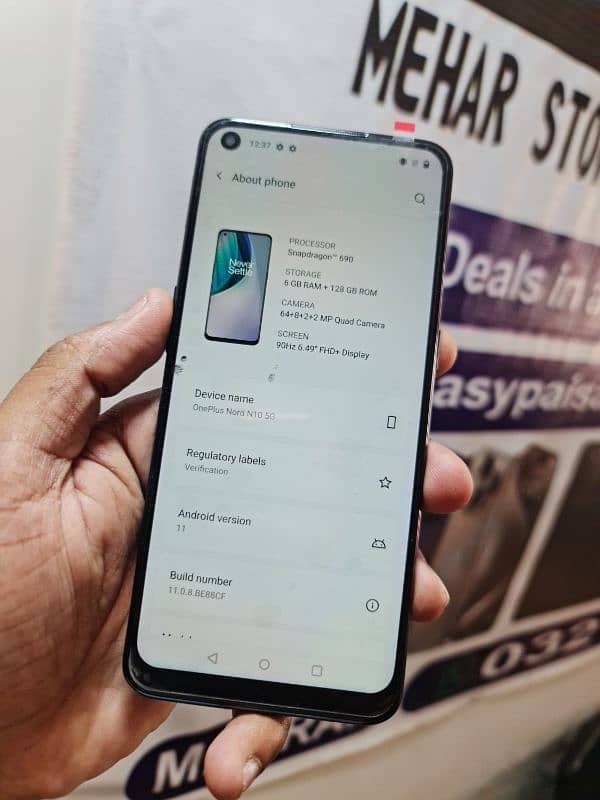 oneplus Nord n10 6/128Gb   PTA APPROVED ( 4300 Mah )  10/10 condition 1
