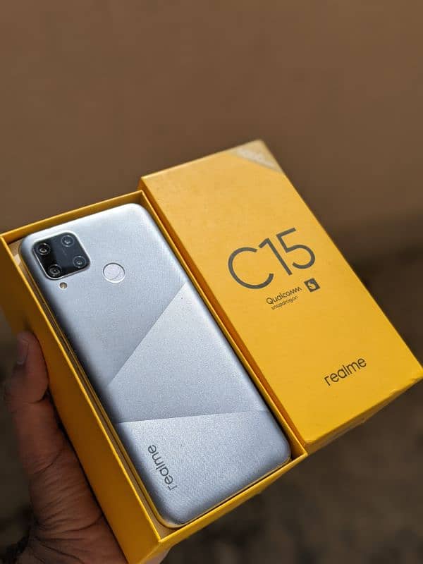 realme c15 with box 0