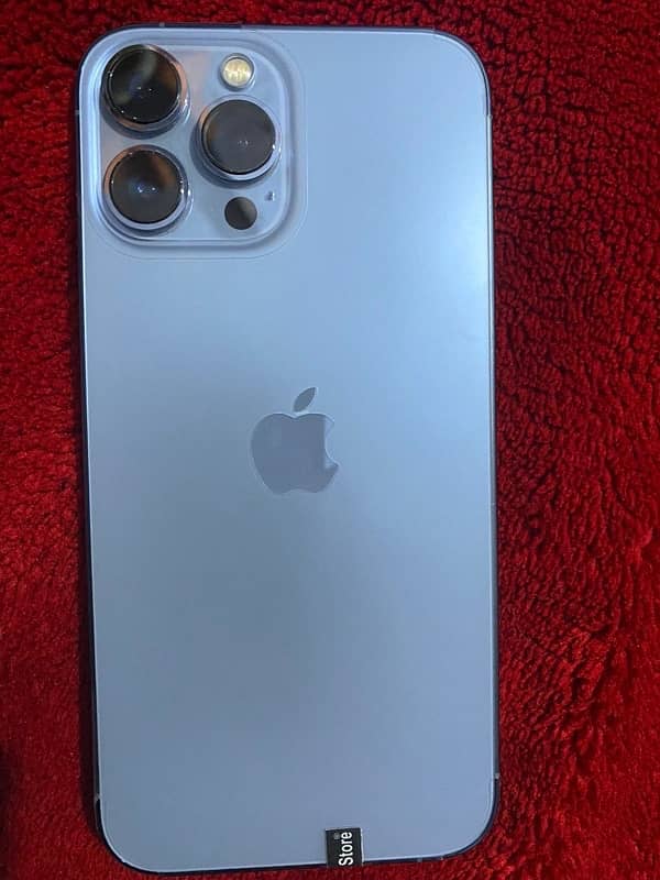 iphone 13 pro max 256 gb 10/9.8 condition full saaf piece water pack 7