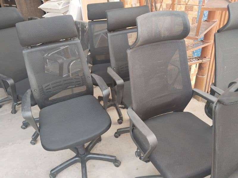 Office revolving chairs low back & high back. All kinds. 6