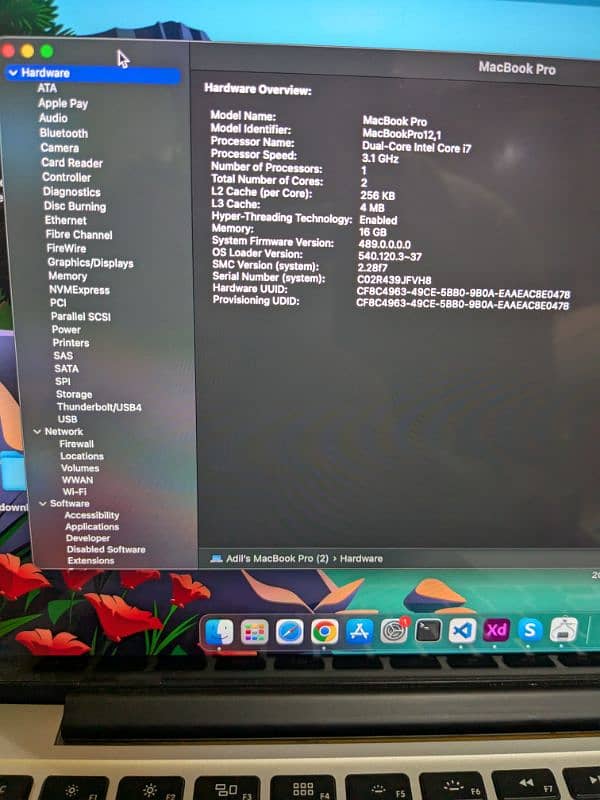 MacBook Pro 2015 Core i7 16 Gb Ram Slightly Used For Sale 7