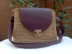 Custom Crochet Leather Bags Made to Order – Unique Designs for You