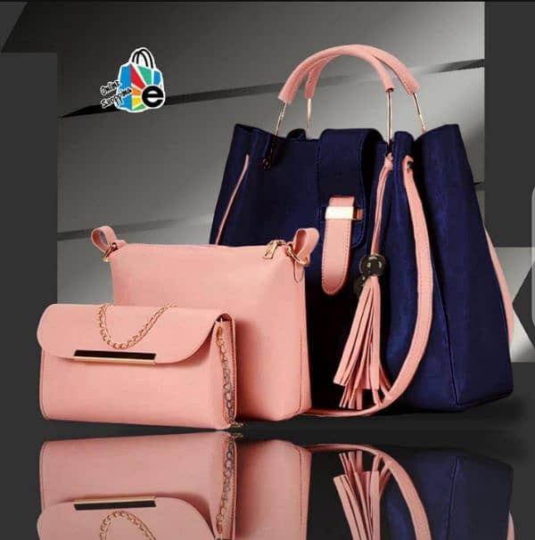 3 piece hand bag for women 0