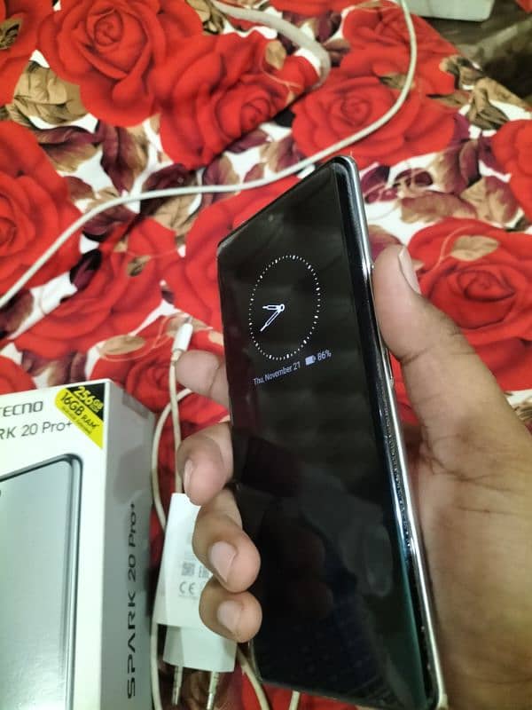 tecno spark 20pro+ full box 8+8/256 urgent sale need money 03110996662 6