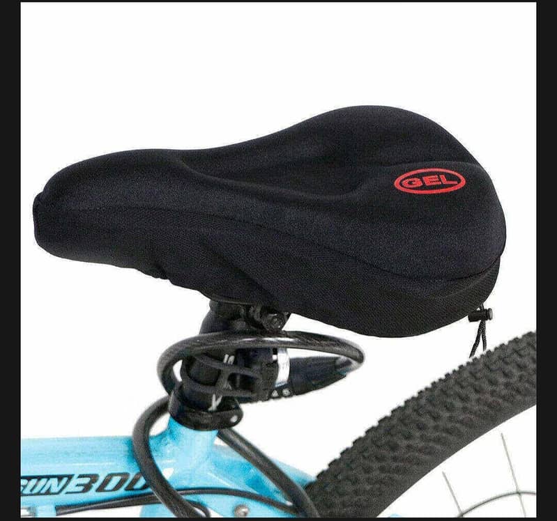 Bicycle Seat Cover Pad, Bicycle Gel Silicone Saddle Pad/Cushion. 2