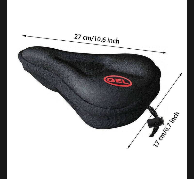 Bicycle Seat Cover Pad, Bicycle Gel Silicone Saddle Pad/Cushion. 6