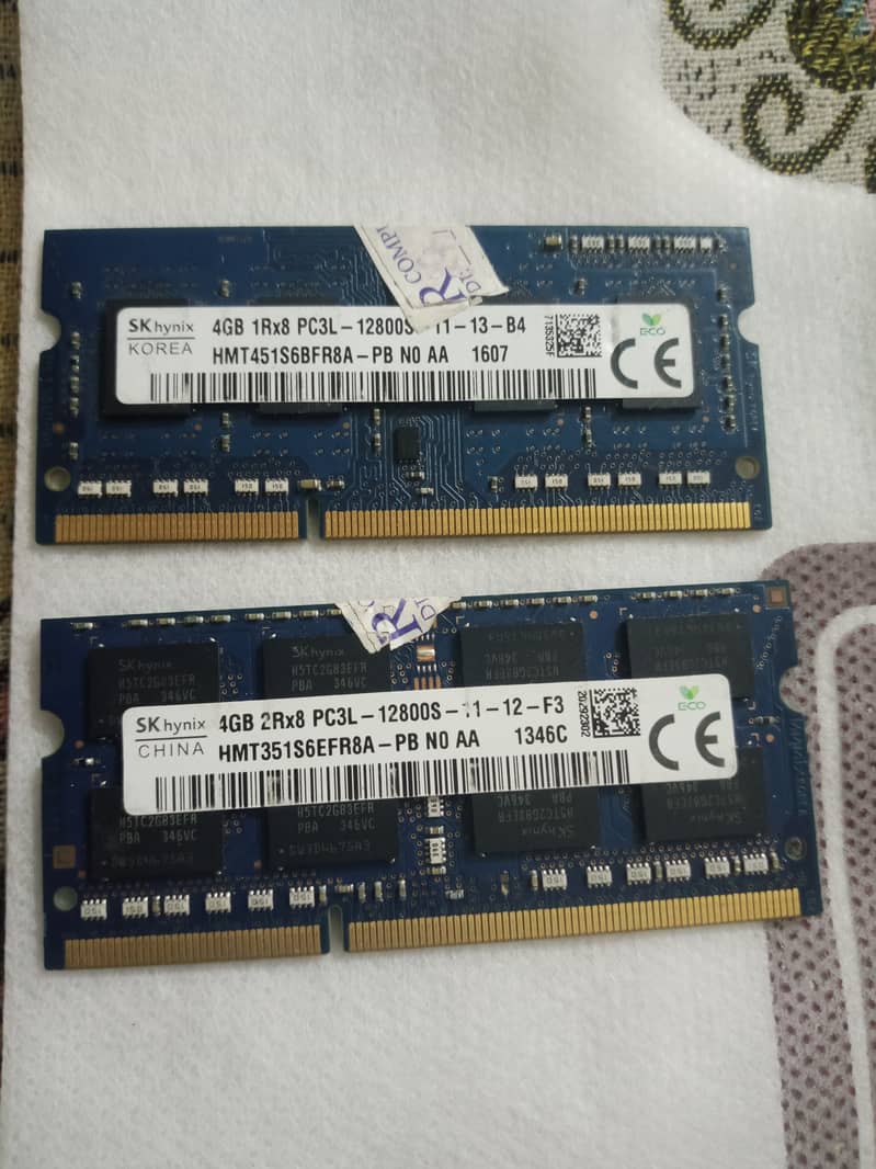 Laptop Ram 8GB 1Rx8 0