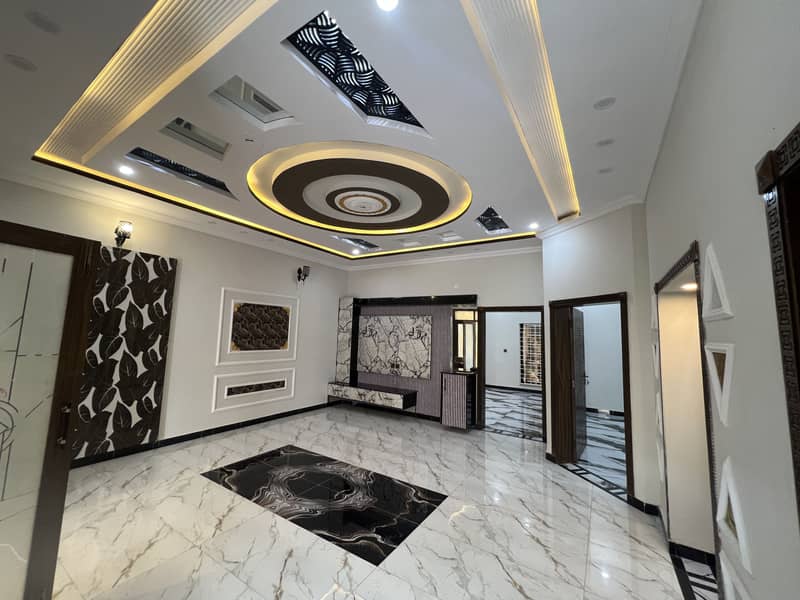 10 Marla Brand New Luxurious House For Sale Mustafa Town Lahore Near Karim Block Market 10