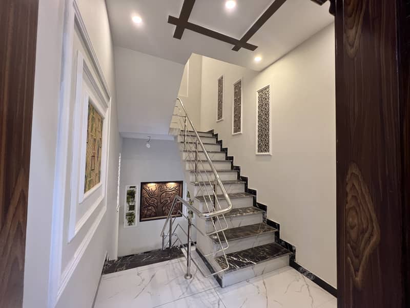 10 Marla Brand New Luxurious House For Sale Mustafa Town Lahore Near Karim Block Market 11