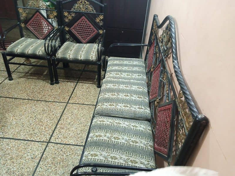 Iron rod sofa set for sale 3