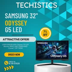 Samsung Odyssey G5 32″/ Gaming Monitor/stock/led/creator monitor