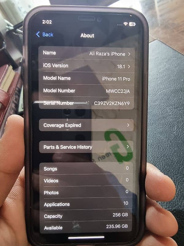 I phone 11 pro 256GB PTA approved 6