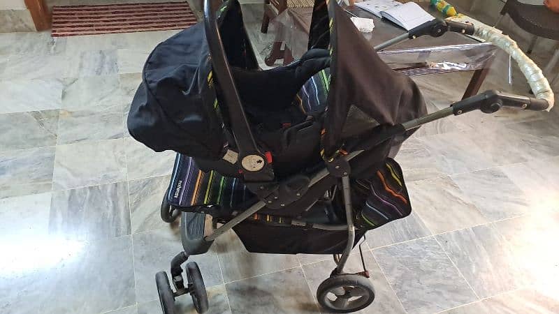 MotherCare imported baby stroller with car seat 3