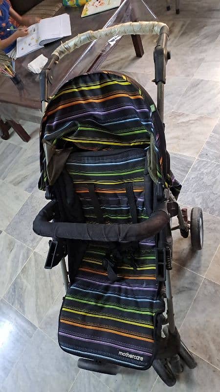 MotherCare imported baby stroller with car seat 4