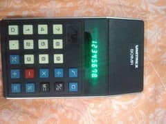 vintage UNITREX 801MR Made in Japan calculator