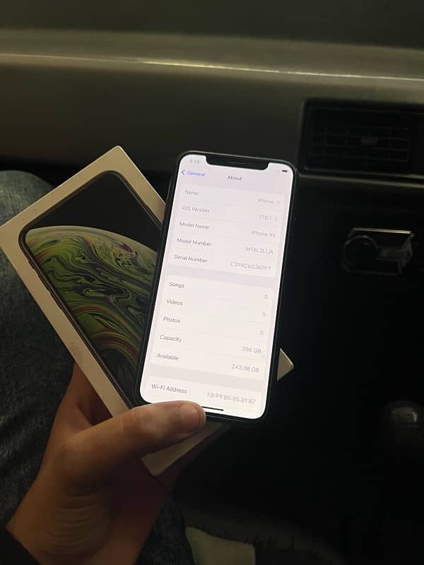 iphone xs 256gb pta approved with box 8