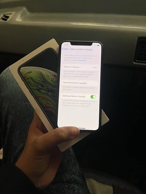 iphone xs 256gb pta approved with box 10