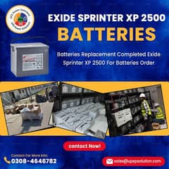 Batteries dry cells Long vision Sprinter Exide available in stock