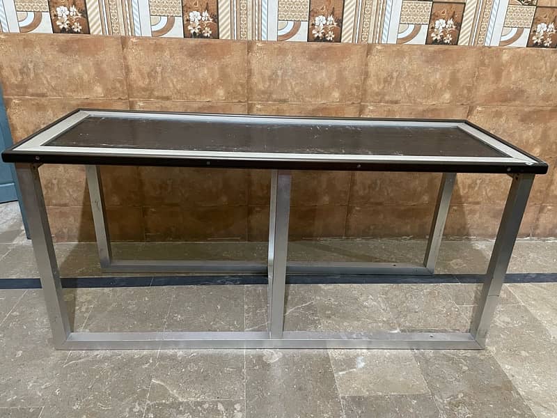 Computer Table (Aluminium) Urgent Sale 1