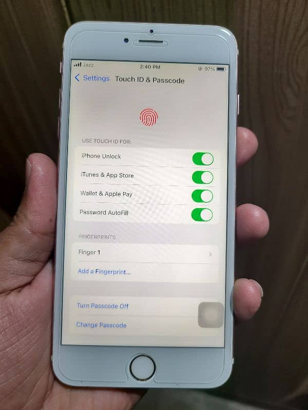 Iphone 6s plus 64 GB PTA 8