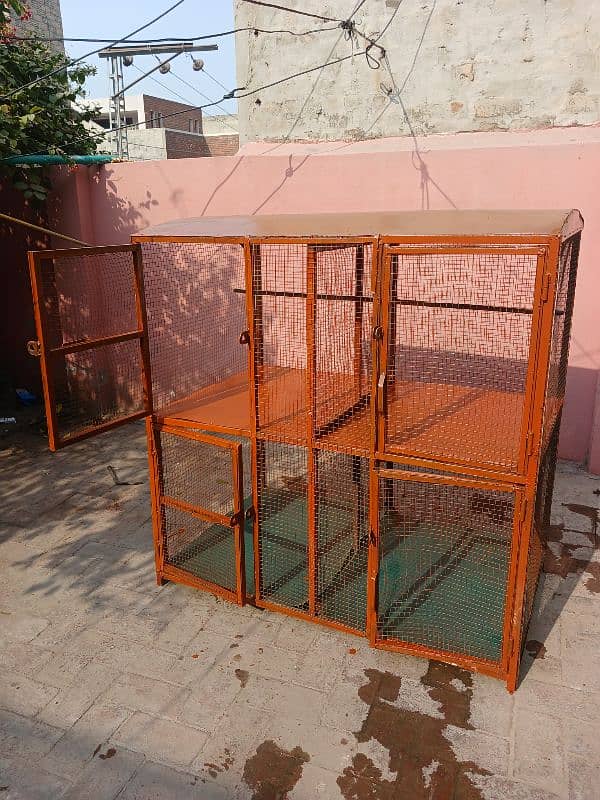 Iron Cage For Birds Covered With Shade 48×30 0