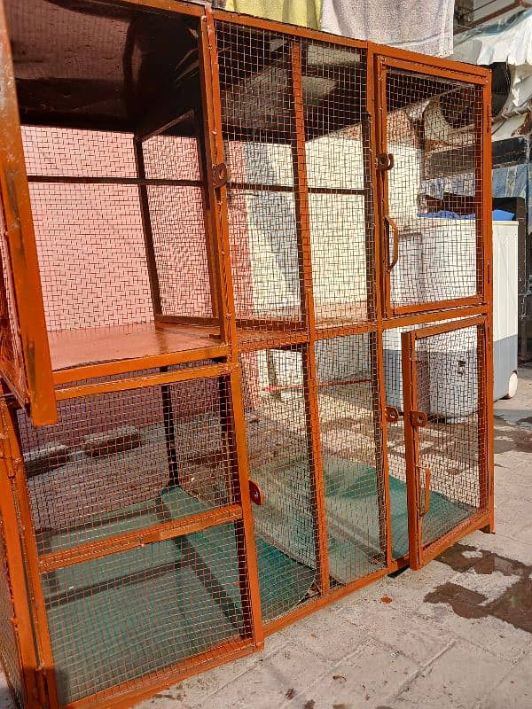 Iron Cage For Birds Covered With Shade 48×30 8