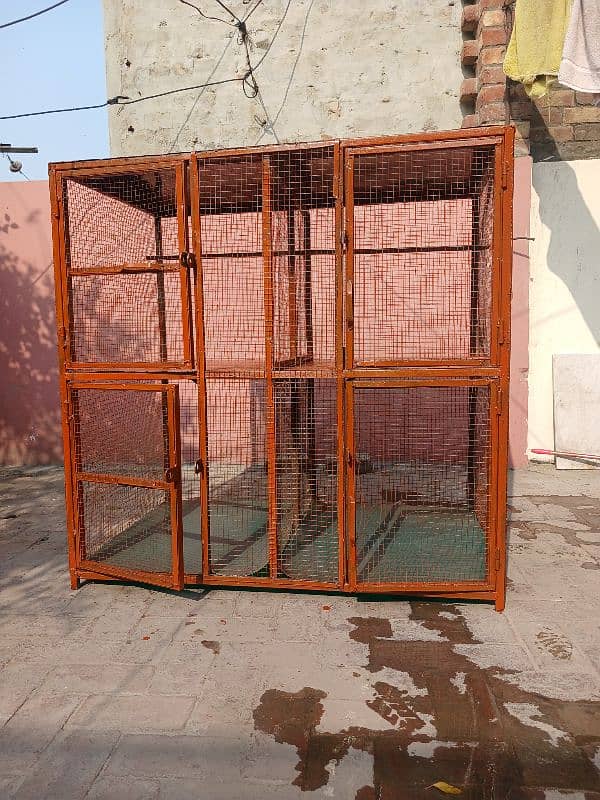 Iron Cage For Birds Covered With Shade 48×30 14