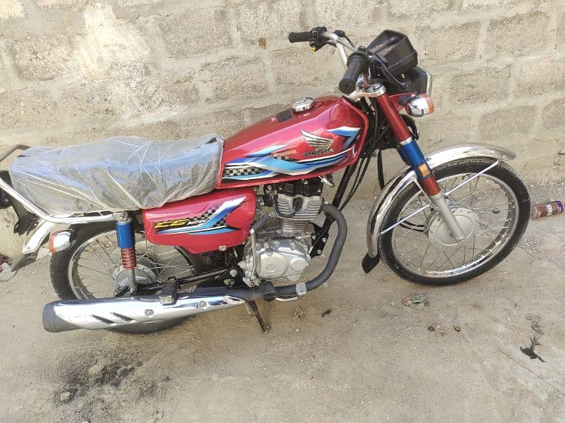 CG Honda 125 2023 ka end k h 24 ka patta h new bike h (03102184649) 10