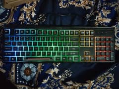 Gaming RGB Keyboard With free RGb Mouse for sale. 5 days use only.