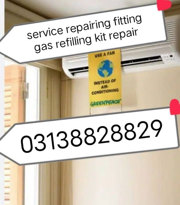 service repairing fitting gas refilling kit repaired 0