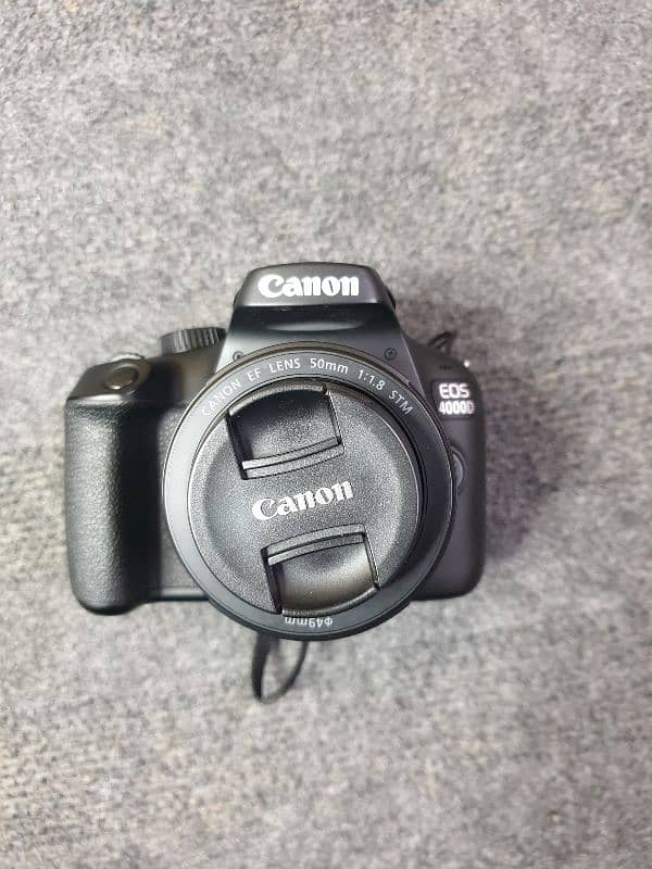 Canon 4000d with kit lens +50mm 1.8 lens 2