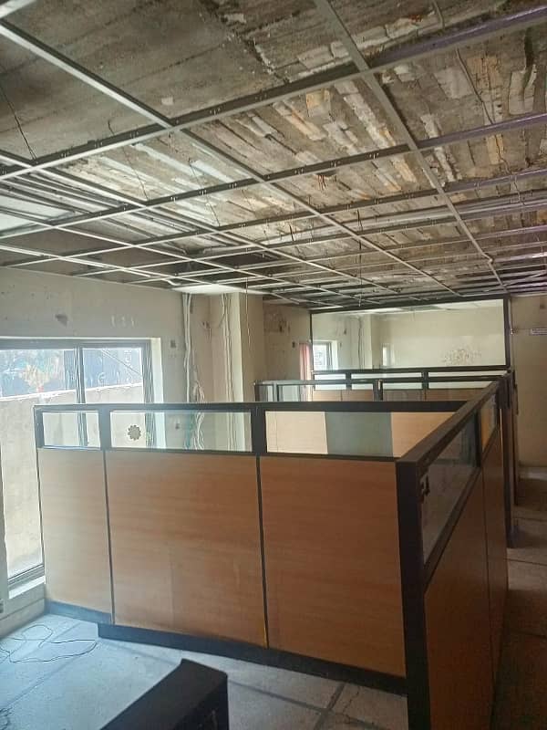 1 kanal 1st floor commercial Hall for rent at the hot location of johar town 4