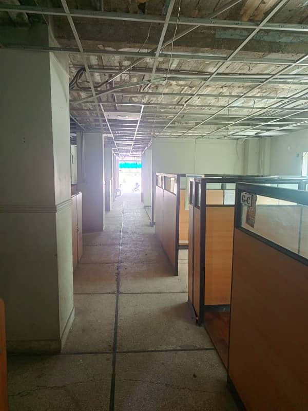 1 kanal 1st floor commercial Hall for rent at the hot location of johar town 6