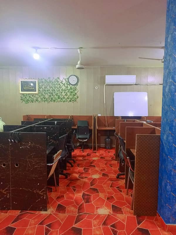 12 Marla beautiful Hall for Office rent at the prime location of Johar town 12