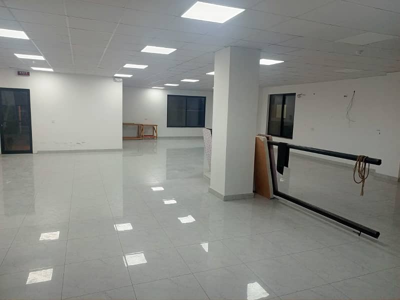 4500sqft brand new tiles floor Hall for rent at the prime location of johar town 0