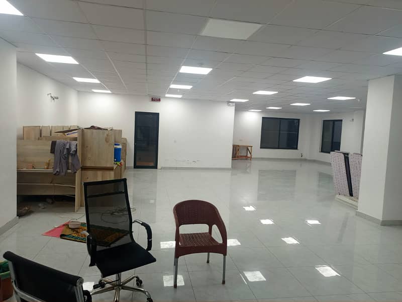 4500sqft brand new tiles floor Hall for rent at the prime location of johar town 4