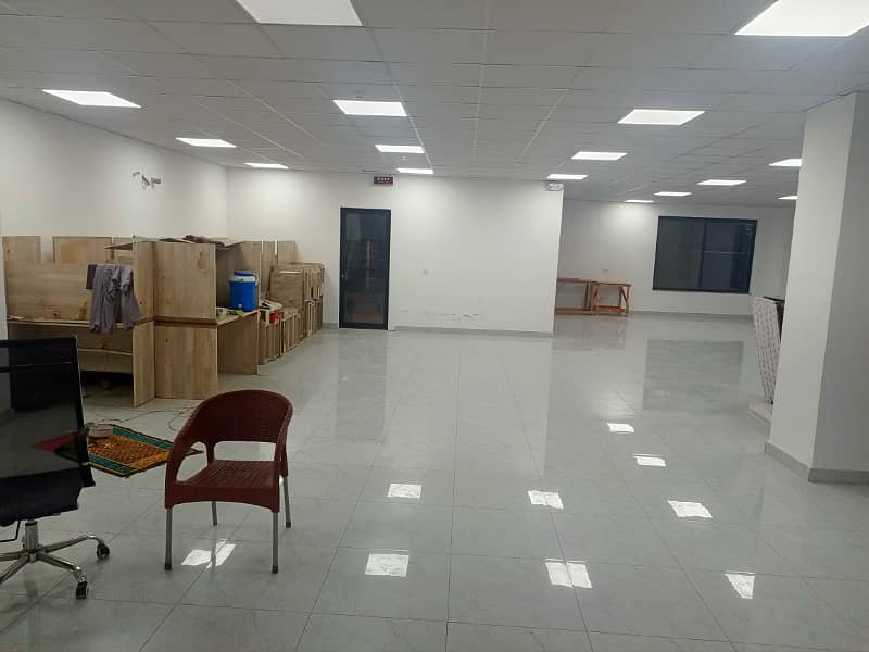 4500sqft brand new tiles floor Hall for rent at the prime location of johar town 5