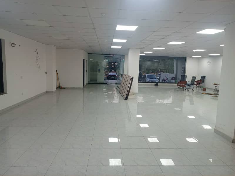 4500sqft brand new tiles floor Hall for rent at the prime location of johar town 13