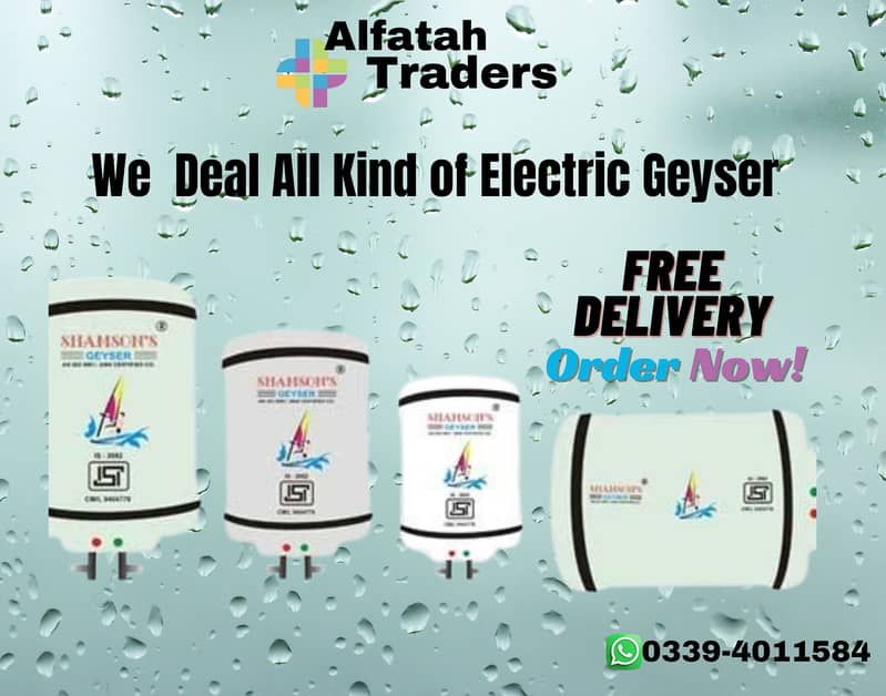 National Geysers / Water Heaters / Electric Geysers 2