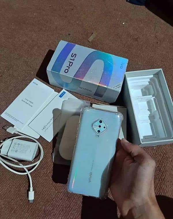 Vivo S1 Pro 8/128 complete box urgent sale connect OLX 0