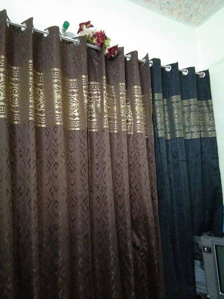 curtains imported 7 peice  total new 3