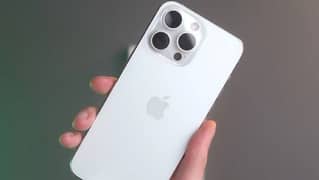 Iphone 15 pro max jv white Just 15 cycle